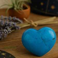 Turquoise Howlite Heart