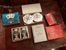 VINTAGE Playing cards Bridge cards John Waddingtons LEXICON CARD GAME FAB