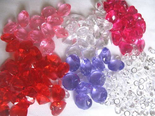 Dew drops large heart round - dew, &