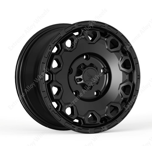Satin black at9 alloy - 16",