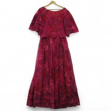 Harrods Vintage Skirt Suit Size 38 Pink Womenswear Patterned Blouse Preloved