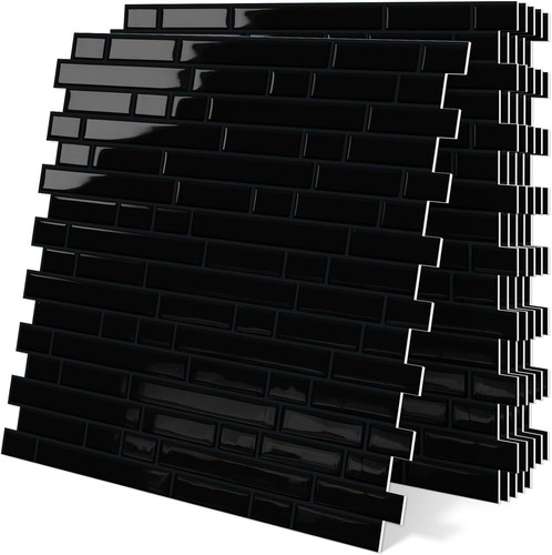 Black peel and stick wall - peel,