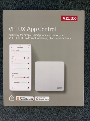 Velux app control - app, hub