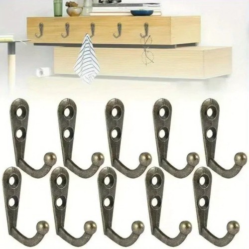 10x coat hooks vintage - 10x, wall