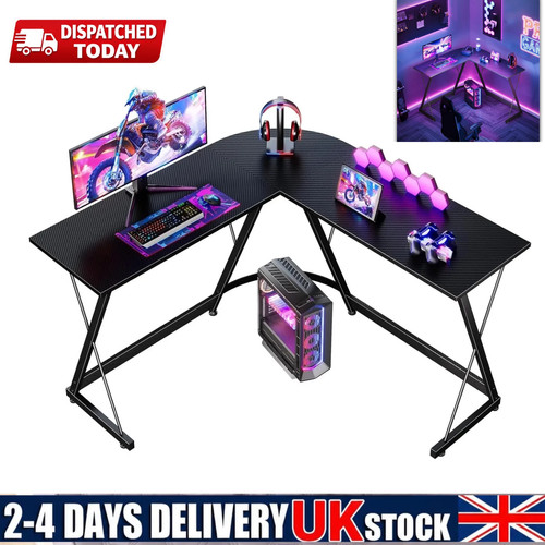 Shaped gaming desk - desk, corner