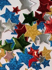 Die Cut Foil Paper Stars