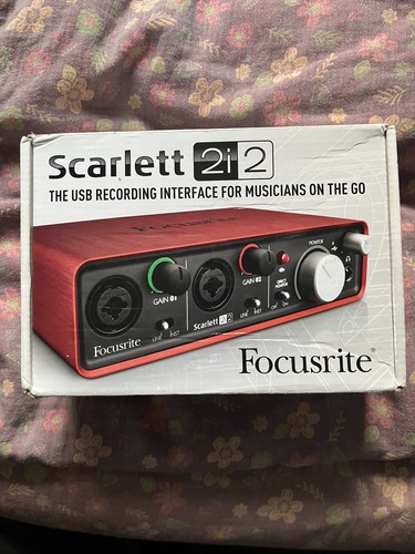 Focusrite scarlett 2i2 - focusrite, 1st