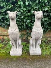 Pair of Large Greyhound Dogs