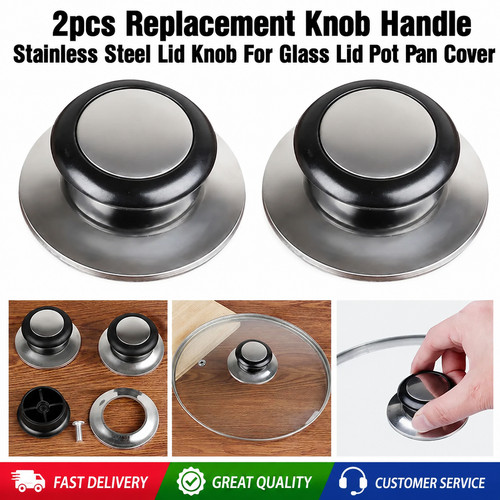 2pcs stainless steel pot lid - 2pcs,