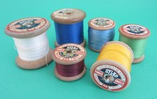 Lot of 6 Vintage Sylko Wooden