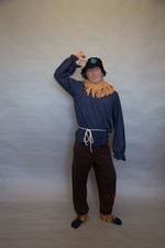Mens Wizard Of Oz Scarecrow Fancy Dress Costume Medium Pantomime Wicked