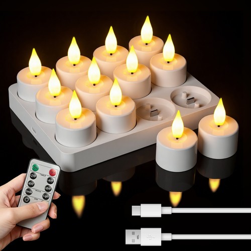 12pcs rechargeable led - 12pcs,