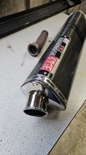 Yoshimura TRS Tri Oval carbon  Exhaust GSXR-1000 K1 K2 K3 K4 Bolt On