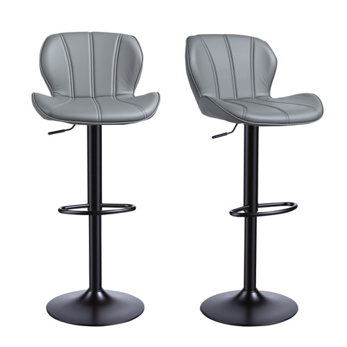 2pcs bar stools swivel gas - 2pcs,