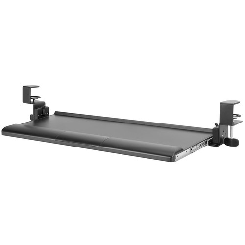 Desk clamp tilting keyboard - clamp-on,