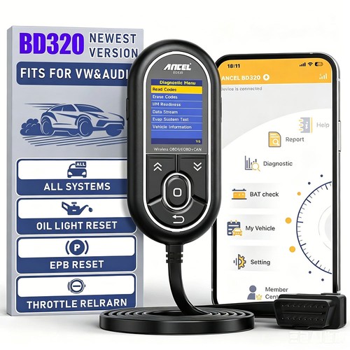Ancel bd320 obd scanner - bd320, vw