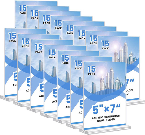 Acrylic sign holder - sign, 15