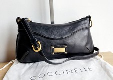 Cocinelle Genuine Leather Shoulder Bag Handbag in Black