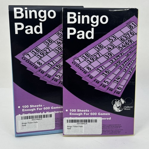 Bingo pads 200 sheets - bingo,