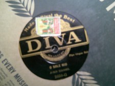 DIVA 78 RECORD /JOHN HASSEL/LA PALOMA/O SOLE MIO/VG+ ORGAN