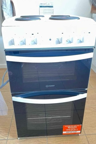 Indesit electric double oven - electric,