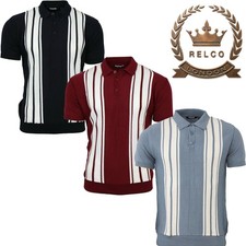 Relco Knitted Polo Shirt Fine