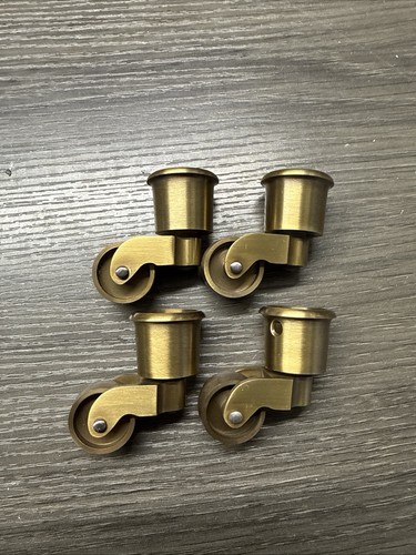 Cast brass cup caster - cup,