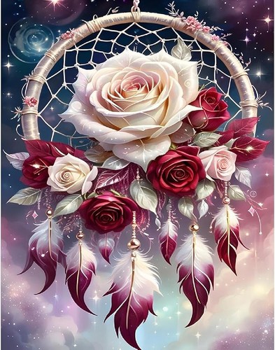 Dream catcher counted cross - dream,