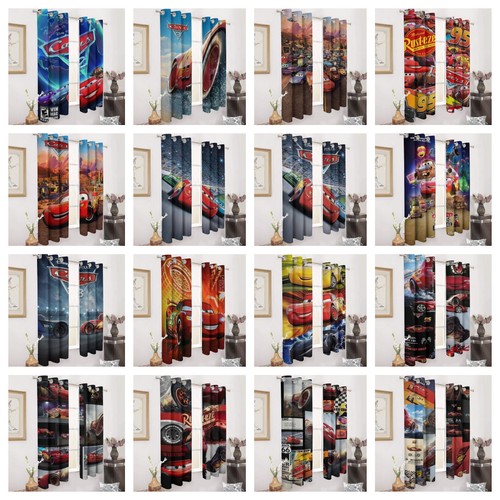 Pixar cars lightning curtains - ,