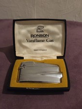 Vintage ''RONSON VARAFLAME" - Pocket Gas Lighter - England 1960