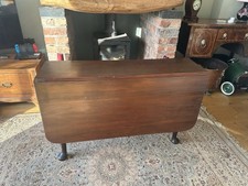 Antique Mahogany Drop Leaf Gateleg Table – Late Victorian Extending Dining Table