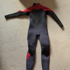 O'Neill Youth Epic Wetsuit 4/3mm Red/Grey, Age 12