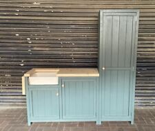Belfast Sink Unit & Tall Larder Cupboard Painted In The Colour Of Your Choice