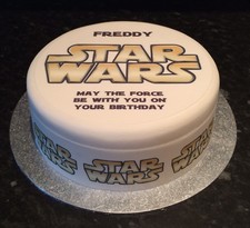 Star Wars Logo pre-cut Edible