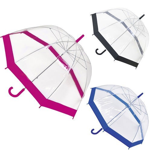 Transparent dome umbrella - transparent,