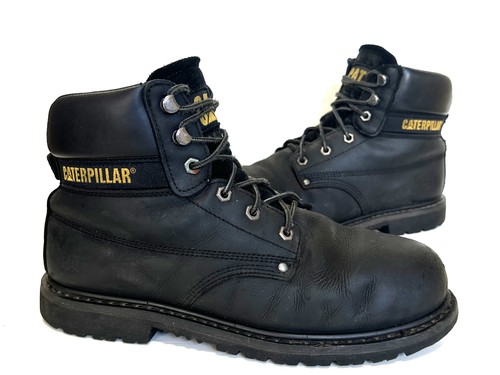 Mens caterpillar black leather - mens,