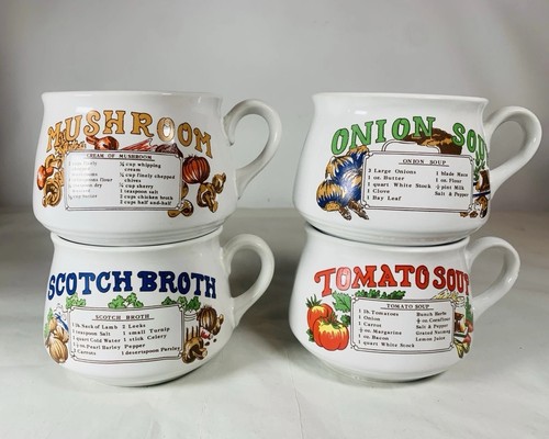 Vintage set recipe - 4, mugs