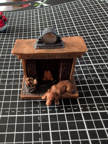 Scale resin fireplace - scale,