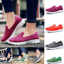 Women's Slip On Shoes Casual Mesh Walking Sneakers Comfortable Loafers Flats US