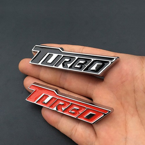 Turbo metal emblem badge - turbo,