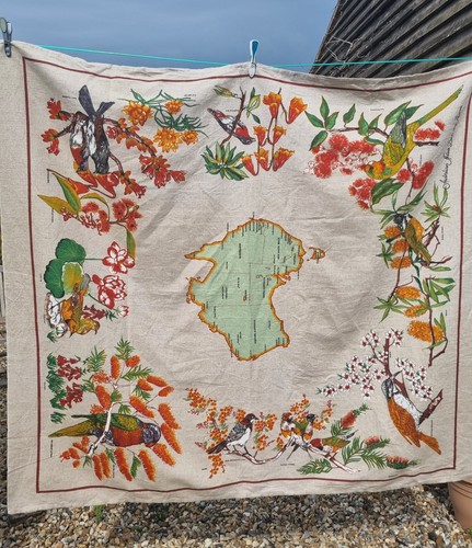 Large vintage linen - vintage,