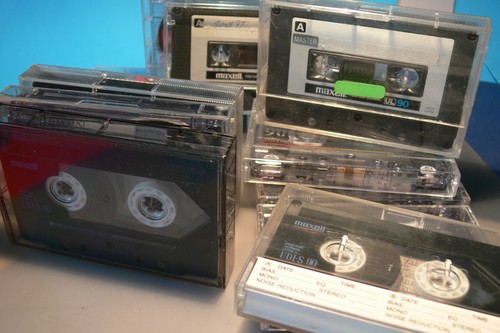 Maxell blank audio cassette - maxell,