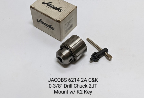 Jacobs chuck 6214d - jacobs, 0-3/8"