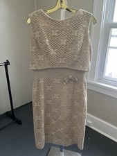 True Vintage 1950s Frederick’s Of Hollywood Lace Dress Bow Rare! 