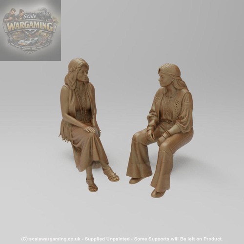 Smf9102 hippie girls sitting - 2,