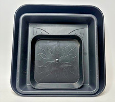 Square Plant Pot Saucers 17cm