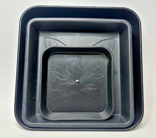 Square plant pot saucers - plant,