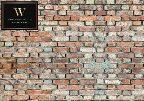 Scale brick wall peel - 1:6,