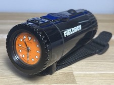 Rare Vintage Seiko Watch Company Fieldboy Travel Alarm Clock & Torch