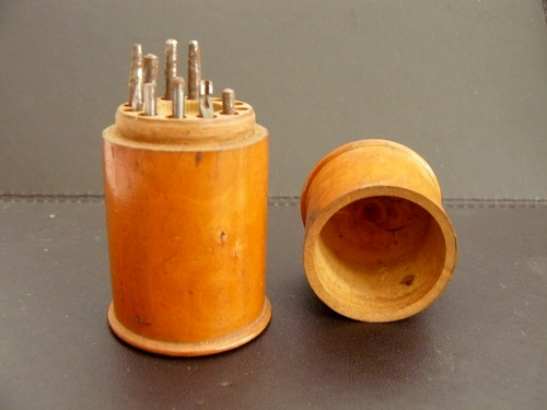 Vintage turned wooden - wooden,